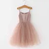 Little Baby Girls Dress for Party Wedding Summer 2022 Baby Kids 12m-8t klänningar för tjejfest prinsessan tutu klänning casual clothe g220518