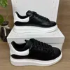 Top Quality Mens Casual Shoes Womens Lace Up Genuine Leather Flat Black White Red Pink Sneakers With Box X220402