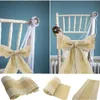 100pcs Stuhl Stuhl Krawatte Bow Hessian Jute Burllap Stuhl Schärpe Jute Rustikal für Hochzeitsdekor Festival Party Hotel Home Dekoration