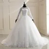 Other Wedding Dresses Dress 2022 Full Sleeve Sweep Train Lace Up Ball Gown Princess Luxury Gowns Plus Size