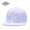 Brand 23 Cap White Hip-Hop Basketball Snapback para homens mulheres adultos ao ar livre Casual Sun Baseball Bone