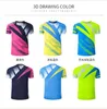 Men's T-Shirts Yellow Tennis For Men Women V- Collar Quick Dry T Shirt Badminton Clothes Boys Kits Table Tee ShirtsMen's