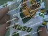 새로운 커스텀 2021 College North Dakota State NDsu Bison 축구 저지 Zeb Noland Ben Ellefson Jaxon Brown Trey Lance 11 Wentz Aaron Mercadel 4xl