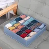 Underwear Foldable Home Cabinet Divider Box Closet Organizer Drawer Socks Shorts Bra Storage Boxs 220629