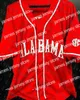 Nuevos hombres personalizados NCAA Alabama Crimson Tide COLLEGE Jersey de béisbol Jimmy Nelson Alex Avila Mikey White Cody Henry Jett Manning Alabama Camisas