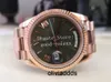 7 Färg Mensklockor Green Brown Champagne White Men Automatic 2813 Movement BP Factory Watch Time Date Rose Gold Crystal Wristwatches 68YX