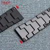 Band de montre en céramique pour Huawei GT 2 STRAP BARBAND BAR BAR SORD 18 mm 20 mm 22 mm Bracelet Matte noir Couleur 220507
