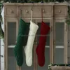 Party Decoration Event Supplies Festive Home Garden New Knitted Christmas Socks Gift Bag Products Wool Mat Large Drop Delivery 2021 6Bdeo