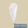 Flores decorativas grinaldas de 44 cm de pampas artificial grama pequena simulação de buquê Flor de junta para decoração de decoração de casamentos decorativa D