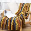 Blankets Bohemian Style Sofa Blanket Bed And Breakfast Bedside Towel Office Nap Air Conditioning BlanketBlankets268o