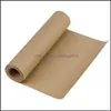 Carta da imballaggio Ufficio Scuola Business Rotolo Kraft marrone industriale 12 pollici X 100 piedi Riciclabile naturale per confezioni regalo artigianali Jk2102Xb Drop De