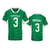 Camiseta de fútbol Thr Saskatchewan Roughriders 7 Cody Fajardo 3 Nick Marshall 4 Paxton Lynch 16 Isaac Harker 8 Mason Fine Elie Bouka Vincent