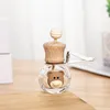 8ML Mini Auto Perfume Diffusers Clip Cartoon Empty Bottles Essential Oil Container Car-styling Air Freshener Glass Perfume Bottle