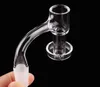 Smoking Beveled Edge Full Weld Smoking Terp Slurper Quartz Banger 2.5mm Wall 20mmOD Blender Seamless Nails For Glass Water Bongs Dab Rigs Pipes