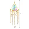 Catchers Sun Crystal Pingente Light Catcher Rainbow Chaser Holding Wind Chimes Home Garden Decoration 220531