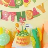 Праздничные принадлежности Другие вечеринки Торт Топпер красочный дождь шелк плагин-модернизатор вставка на день рождения
