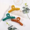 Корея Большой размер формы цветов когти пластиковые зажимы для хвости