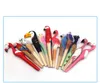 Handgemaakte Dier gesneden houten pen Leuke creatieve Flamingo Schrijven Pen Balpen Houten Nieuwigheid Gift School Stationaire Balpen speelgoed