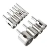 10 sztuk Diamentowy Tile Cutter Bit 6mm do 30mm Wiertarka do otworów powlekanych Diament do szkła Granit Marmur