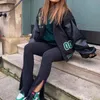 Chaqueta de béisbol femenina 2022 streetwear hip hop chaquetas de chaquetas de cuero