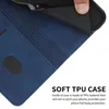 Étuis portefeuille en cuir Cube pour Samsung A23 A33 5G A53 A73 A03S Sony Xperia 1 5 10 III Skin Feel Diamond Grain Card Slot Holder Flip Cover Suck Pochette de fermeture magnétique