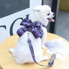 Hondenkragen ontleent Japanse kleding Harnas schattige boog puppy kraagkraag set verstelbare prinses jurk kist rand rok loodspullen item