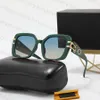 Designer Solglasögon Fashion Glasses Cat Eye Adumbral Summer Beach Eyewear For Man Woman 5 Color Full Frame Top Quality