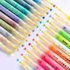 18 kleuren acryl verf marker pen plastic aquarel pennen doodle fine arts pen hand account diy highlighters student stationery bh7015 tyj