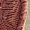 Women Sexy Bikini Beach Cover up Swimsuit Covers up Bathing Suit Summer wear Crochet Swimwear Mesh Dress 220524