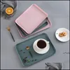 Candy Tray Plates Plastic Fruit Tea Plate Home El Kitchen Supplies Fwf12749 Drop Delivery 2021 Breakfast Trays Storage Organization Housek