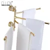 Cristal de luxe en laiton porte-serviettes mobile porte-serviettes de bain accessoires de salle de bain matériel de bain 200923