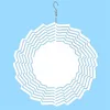 10inch Sublimation Wind Spinner 3D Aluminum Wind Spinners Hanging Garden Decoration for Outdoor Garden Ornaments for Christmas Hallween