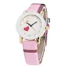 Polshorloges vrouwen kijken cool student persoonlijkheid quartz casual perzik hart diamant-studded kleine xiangge mode