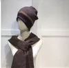 Men Women Scarves and Hats Classic Fashion Sets Outdoor Winter Wool Beaniess Hat Scarf6438699