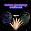 Mini crianças recarregáveis ​​que brilham máscara LED com mascarada programável DIY Picture Up Cosplay Full Color Halloween Christmas Costume Scary Gift Masks