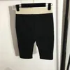 Sexy Yoga Sport Shorts Trainingsanzüge Brief Bund Sommer Weste Fünf Punkt Leggings Frauen Fitness Radfahren Laufen Shorts