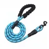 Longueur personnalisée 1/1 Laisse de chien en nylon Réfléchissant Pet Lead Heavy Duty Corde de traction P Chaîne Formation Laisses LJ201112