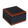 High Quality Watches Boxes Papers Red Wood Leather Watch Box Lock Handbag Wristwatces 01