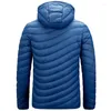 Vestes d'extérieur à capuche hiver doudoune sport randonnée Camping polaire manteaux à capuche thermique respirant chaud coupe-vent vestes 6XLOutdoor