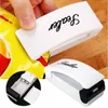 Tragbare Tasche Clips Handheld Mini Elektrische Heißsiegelmaschine Impuls Sealer Seal Verpackung Plastiktüte Küche Werkzeug Heimgebrauch