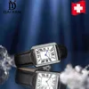 Presenterar Luxury Wrist Watch Men Christmas Women Designer Tank Fashion Women's Modern With Diamond High-klass Belt Light High-Profile Nisch Trendy Quartz JXGC