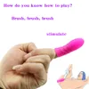 Massage jouets sexuels pour femmes doigt manchon vibrateur jouets sexuels G Spot Massage mamelon vagin stimulateur fournitures pour adultes Masturbation