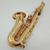 MFC Sassofono Soprano Curvo SC-992 SC-WO20 Bocchino per Sax Laccato Oro Ance Collo Accessori per Strumenti Musicali