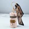 Designer Keychain Pendant Fashion Lipstick Bag Vintage Round Bag