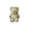 Urso de brinquedo 3D Molde de silicone Fondant Moldes de borda Moldes de chocolate Molde de bolo Ferramentas de decoração Acessórios de panificação Kit para fazer velas 220629