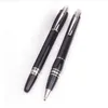 Продвиганая ручка черная/кусочка ролика Ballpoint Pen Luxury Office School M Classic Statemery Star Walk с серийным номером