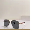 Nouveau design de mode lunettes de soleil 79WS métal demi-monture coupe carrée lentille style populaire et simple polyvalent extérieur uv400 lunettes de protection