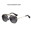 Sonnenbrille Lioumo Mode hochwertige polarisierte Männer Steampunk -Schutzbrillen Frauen runde Vintage -Brillen UV400 Schutz Zonnebril Heren7540352