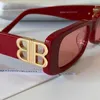 Outdoor Eyewearfashion Girls Shades per occhiali da sole da donna Designer di marca 2022 Donna Vintage Red Party Glasses8667616