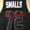 Biggie SMALLS # 72 BAD BOY Notorious Big Movie Jersey Hommes 100% Maillots de basket-ball cousus Jaune Rouge Noir Ordre de mélange